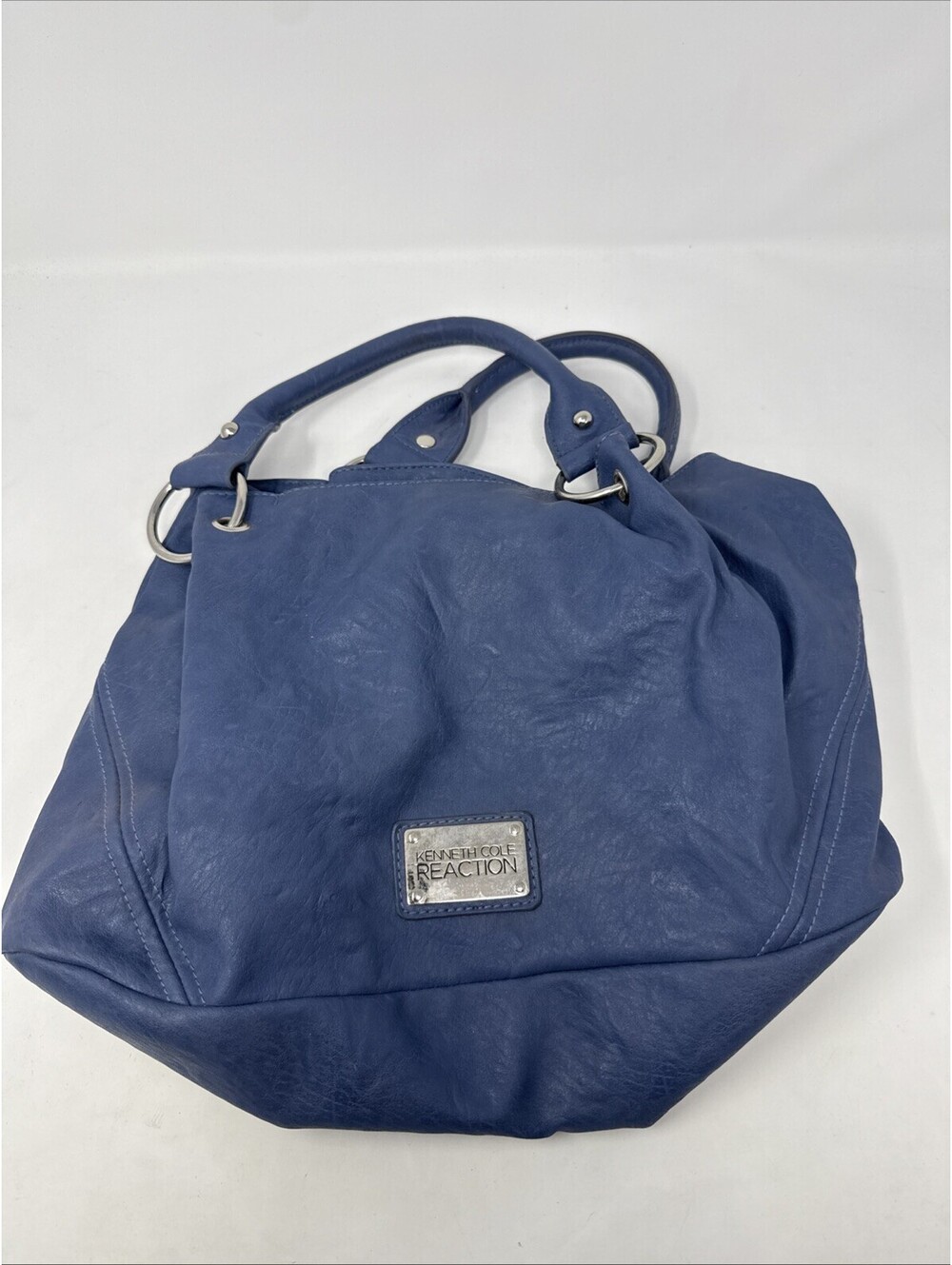 Kenneth Cole Reaction Blue Leather Purse